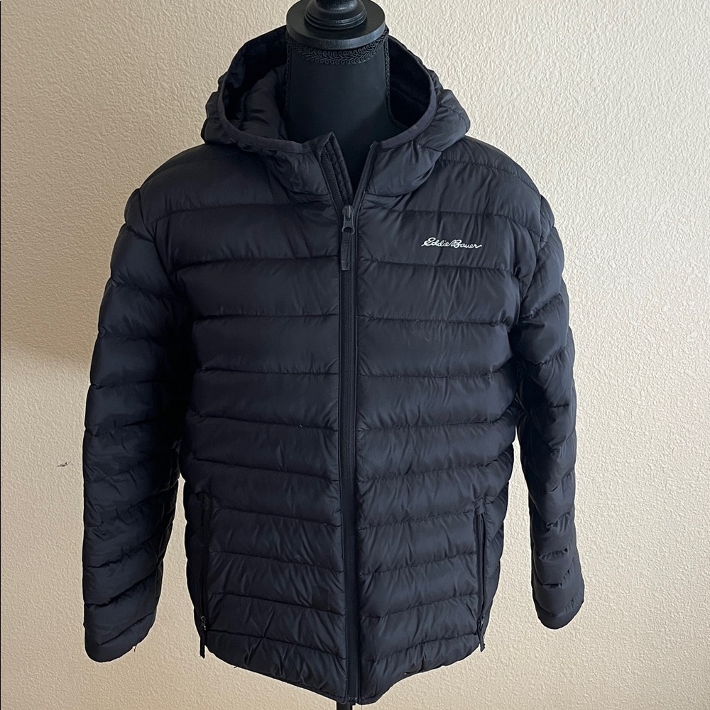 Eddie Bauer Kids Black Puffer Jacket